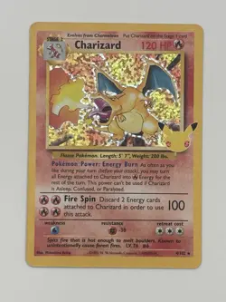 Charizard 4/102 Celebrations: Classic Collection Holo Pokemon Single - Image 1