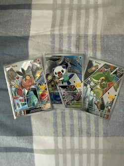 Pokemon TCG Series 2 First Partner Illustration Collection Gen 5 Unova FULL SET - Image 1