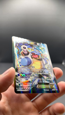2016 POKEMON XY BLACK STAR PROMO #XY122 FULL ART/BLASTOISE EX NM- - Image 2