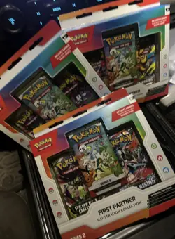 Pokemon First Partner Illustration Collection Series 2 Sealed (Lot of 3) - Image 1