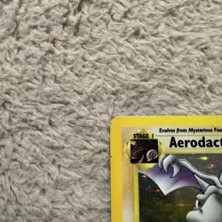 Pokemon TCG Aerodactyl 1/62 Fossil Holo Rare Base Set 1999 - Image 3
