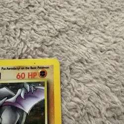 Pokemon TCG Aerodactyl 1/62 Fossil Holo Rare Base Set 1999 - Image 4