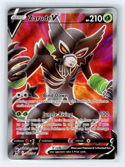 Pokemon TCG - Zarude V (Full Art) - SWSH04: Vivid Voltage LP - Image 1