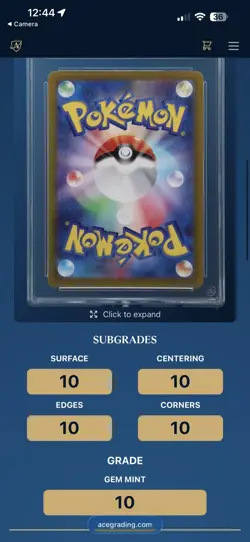 ACE 10 Phanpy 115/106 Art rare Supercharged breaker 2024 Pokemon (NOT PSA) - Image 2