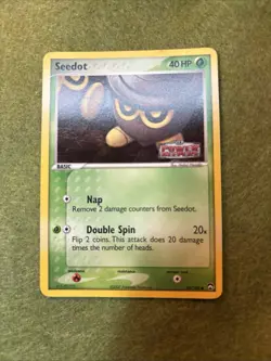 💫Pokemon EX Power Keepers Seedot 60/108 Holo Rare Stamped LP💫 - Image 1