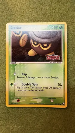 💫Pokemon EX Power Keepers Seedot 60/108 Holo Rare Stamped LP💫 - Image 2