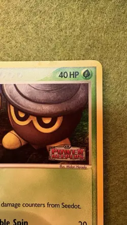 💫Pokemon EX Power Keepers Seedot 60/108 Holo Rare Stamped LP💫 - Image 3