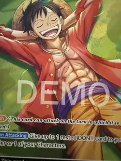 One piece Tcg St21 Monkey.D.Luffy Promo Demo Card - Image 1