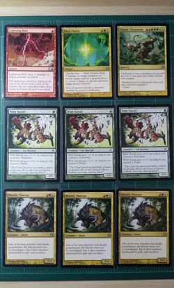 MTG Magic The Gathering x25 Naya Green Red White & Cascade Cards - Image 1