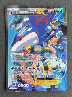 Team Aqua's Kyogre EX - 6/34 - Pokemon TCG Card XY Double Crisis Ultra Rare - Image 1