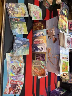"Sailor Moon" Collectors Trading Cards 100+ Cards Art Box Set Yomi CCG - Image 5