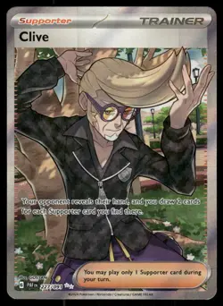 Pokemon Cards Clive 227/091 Paldean Fates Ultra Rare NM *7 - Image 1