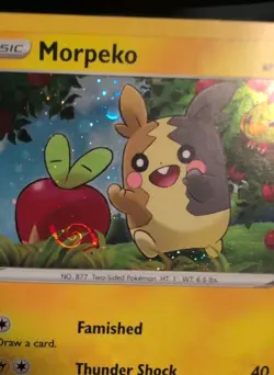 Morpeko SWSH031 PERFECT SWIRL Holo Promo Card Sword & Shield - Image 1