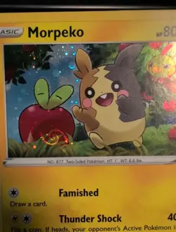 Morpeko SWSH031 PERFECT SWIRL Holo Promo Card Sword & Shield - Image 3