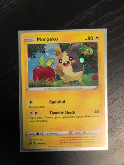 Morpeko SWSH031 PERFECT SWIRL Holo Promo Card Sword & Shield - Image 4
