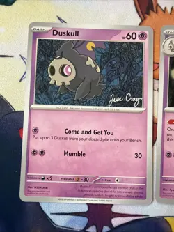 Dusknoir Dusclops Duskull Evolution POKEMON WORLD CHAMPIONSHIP 2025 Stamp Card - Image 4