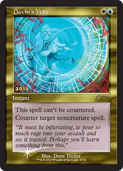 MTG Foil - Dovin's Veto - P / NM / English - Image 1