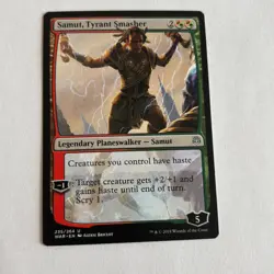 Samut, Tyrant Smasher 235 Uncommon War of the Spark Magic: The Gathering LP - Image 1