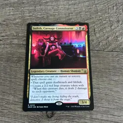 Judith, Carnage Connoisseur 210 Murders at Karlov Manor Magic: The Gathering LP - Image 1