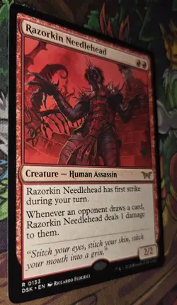 Razorkin Needlehead ~ PACKFRESH ~ Duskmourn ~ Promo Pack MTG DSK - Image 2