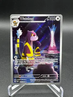 Watchog 97/86 Illustration Rare Pokemon Chaos Rising ME04 NM - Image 1