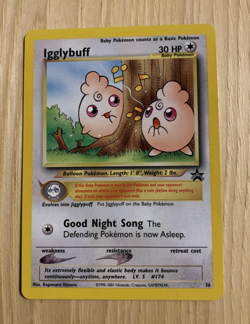 Pokemon - Igglybuff Black Star Promo # 36 NM - Image 1