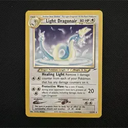 Pokemon TCG Light Dragonair 22/105 Neo Destiny Unlimited Rare - Image 1