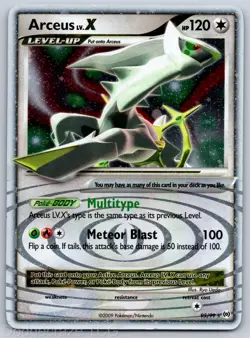 Arceus Lv.X 95/99 Holo Ultra Rare Arceus Pokemon LP - Image 1