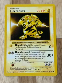 1999 Pokemon Electabuzz Shadowless + Ivysaur + Polywhirl + Koffing For Adwir-27 - Image 1