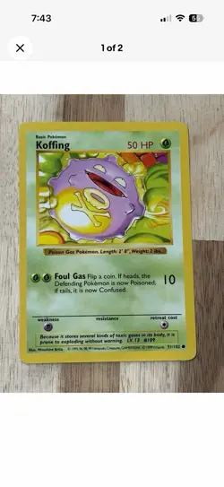 1999 Pokemon Electabuzz Shadowless + Ivysaur + Polywhirl + Koffing For Adwir-27 - Image 4