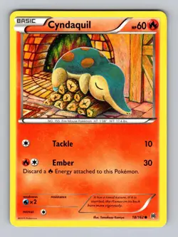 Cyndaquil 18/162 Common BREAKthrough Pokemon Lightly Played - Image 1