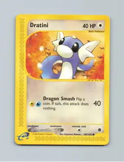 Dratini 107/165 Common Expedition Base Set Pokemon Near Mint - Image 1
