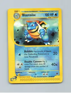 Blastoise 36/165 Rare Expedition Base Set Pokemon Near Mint - Image 1