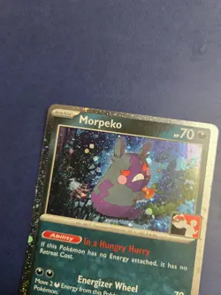 Pokemon Prize Pack Morpeko 121/182 Cosmos Holo Double Swirl - Image 3