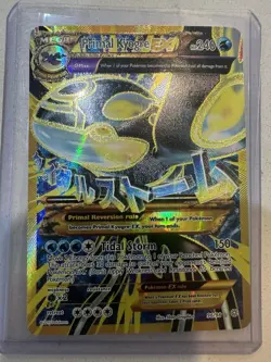Primal Kyogre EX Full Art Holo Ultra Rare 96/98 Ancient Origins Pokemon 2015 - Image 1