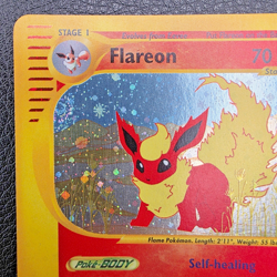 Pokemon Flareon H7/H32 Skyridge Holo Rare e-Reader ENG Vintage - Image 2