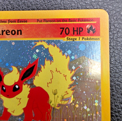 Pokemon Flareon H7/H32 Skyridge Holo Rare e-Reader ENG Vintage - Image 3