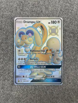Drampa GX Shiny Holo Rare Hidden Fates: Shiny Vault SV80/SV94 NM Pokemon - Image 1