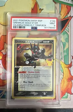 Greninja Star SWSH144 Sword & Shield Promo Holo PSA 9 Pokemon Card - Image 1