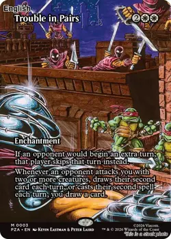 Trouble in Pairs (Borderless) EN [PZA - 3] - NM TCG MTG - Image 1