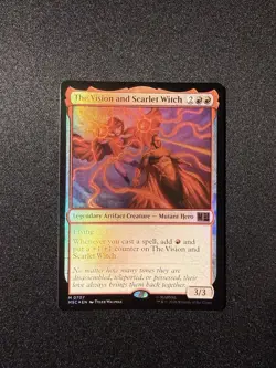 The Vision and Scarlet Witch - MTG (M 0707) Marvel Super Heroes [FOIL] - Image 1
