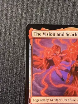 The Vision and Scarlet Witch - MTG (M 0707) Marvel Super Heroes [FOIL] - Image 2