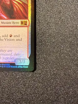 The Vision and Scarlet Witch - MTG (M 0707) Marvel Super Heroes [FOIL] - Image 4