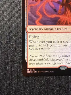 The Vision and Scarlet Witch - MTG (M 0707) Marvel Super Heroes [FOIL] - Image 5