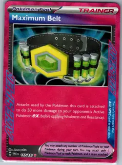 Maximum Belt 117/131 SV: Prismatic Evolutions - Pokemon Card - NM - Image 1