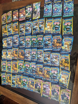 56x Empty Packs + 3x Sealed Japanese Booster Packs!! Pokemon Various Empty SV SM - Image 1