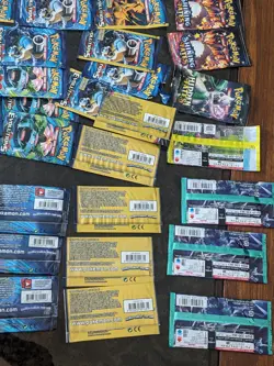 56x Empty Packs + 3x Sealed Japanese Booster Packs!! Pokemon Various Empty SV SM - Image 5