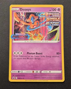 Pokemon TCG Deoxys Sword & Shield SWSH170 Regular Promo Promo - Image 1