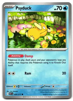 Psyduck 039/217 - 🌊 Ascended Heroes Common Pokemon TCG 🖤 - LP - Image 1