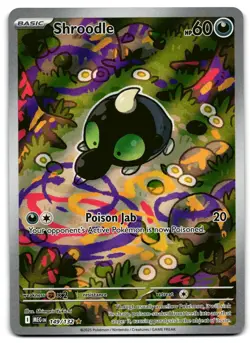 Shroodle 149/132 - 🌊 Mega Evolution Illustration Rare Pokemon TCG 🖤 - M/LP - Image 1